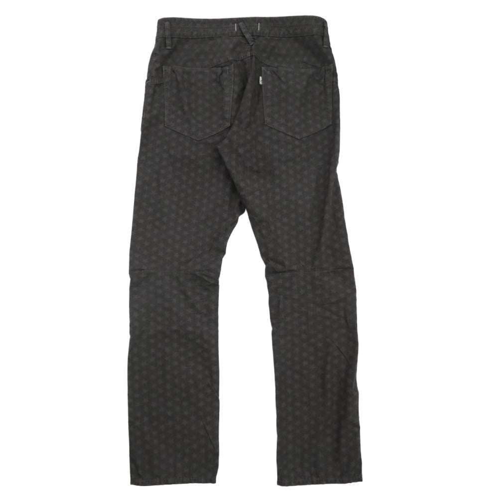 nonnative ノンネイティブ NN-P2546 スタープリント コットン テーパード パンツ チャコール系【中古】