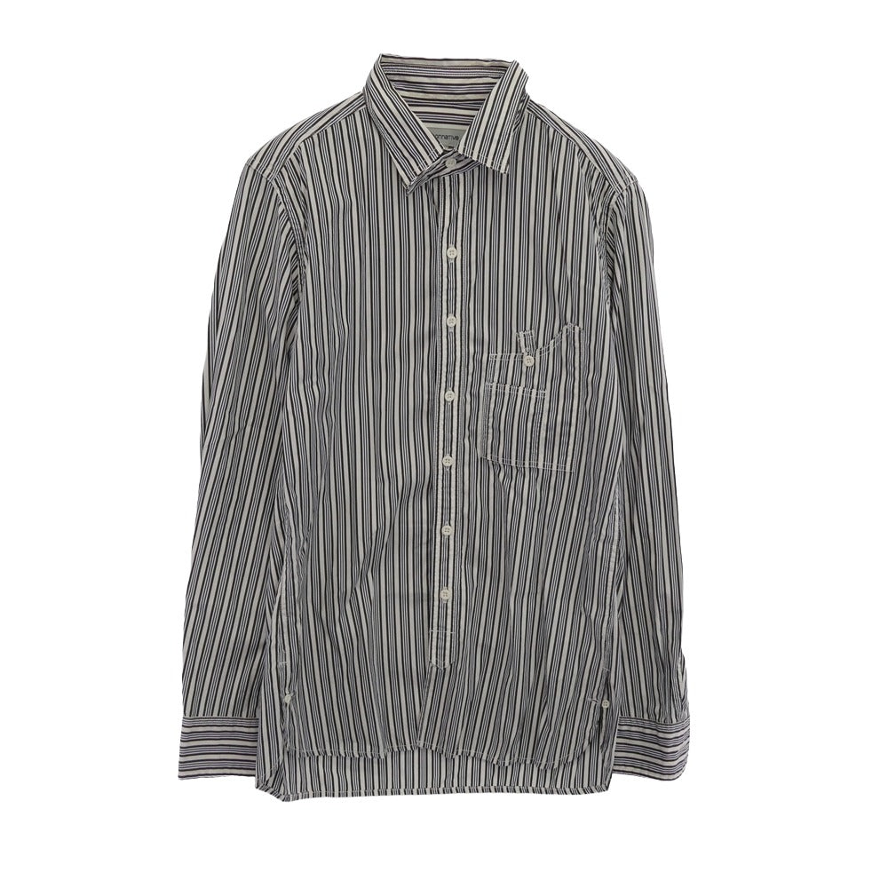nonnative ノンネイティブ NN-S2009 ストライプ 長袖 シャツ ブラウン系 ブルー系【中古】