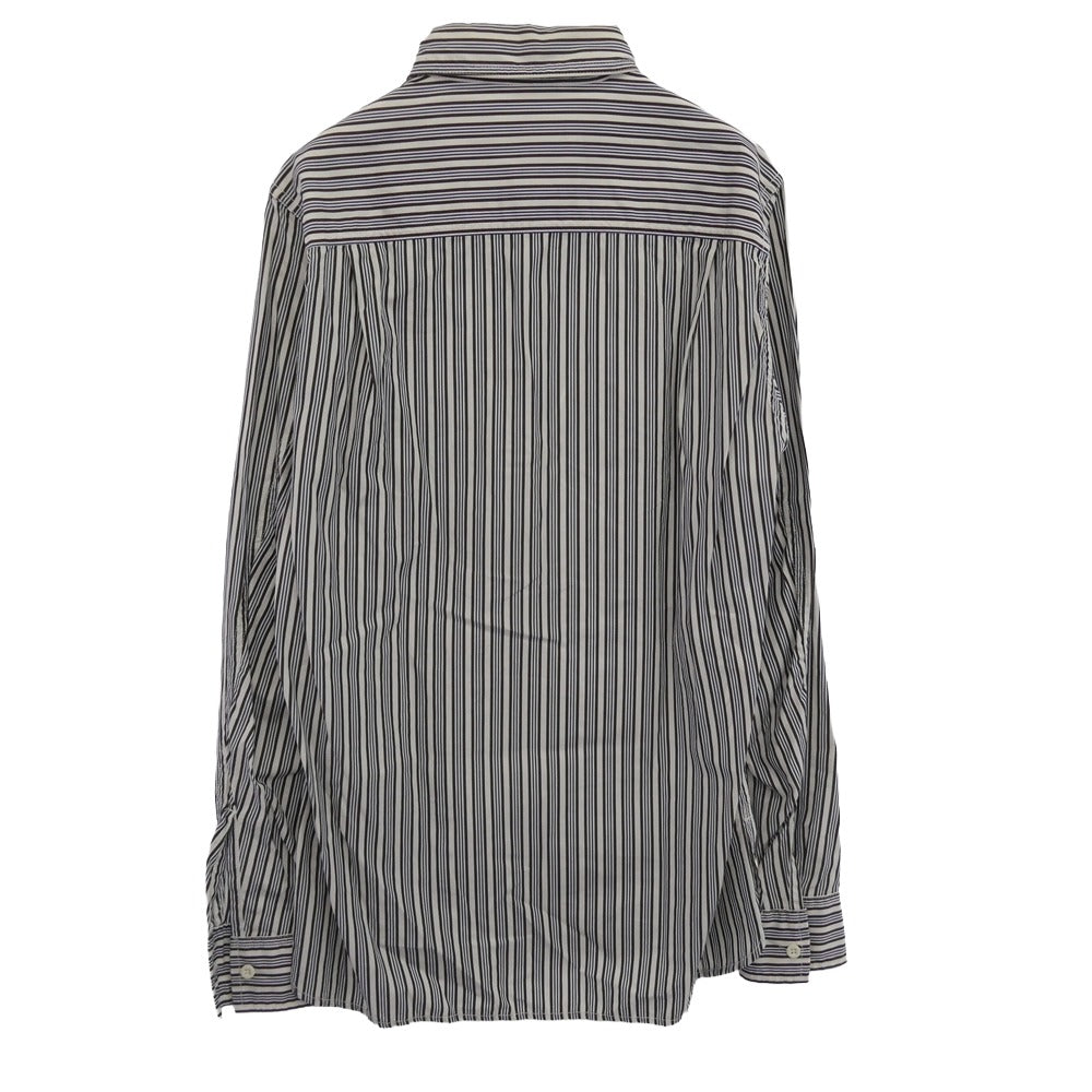 nonnative ノンネイティブ NN-S2009 ストライプ 長袖 シャツ ブラウン系 ブルー系【中古】
