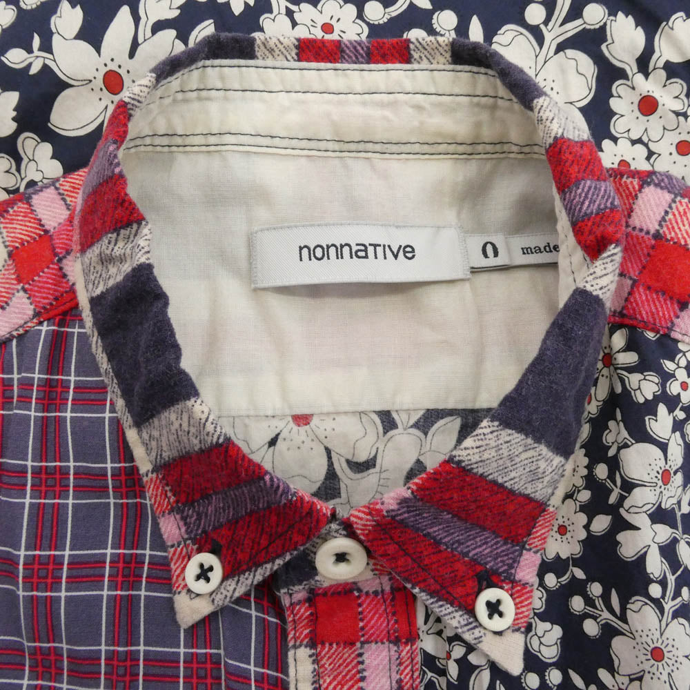 nonnative ノンネイティブ NN-S2303 DWELLER B.D. SHIRT CRAZY PATTERN 花柄 長袖 シャツ マルチカラー系【中古】