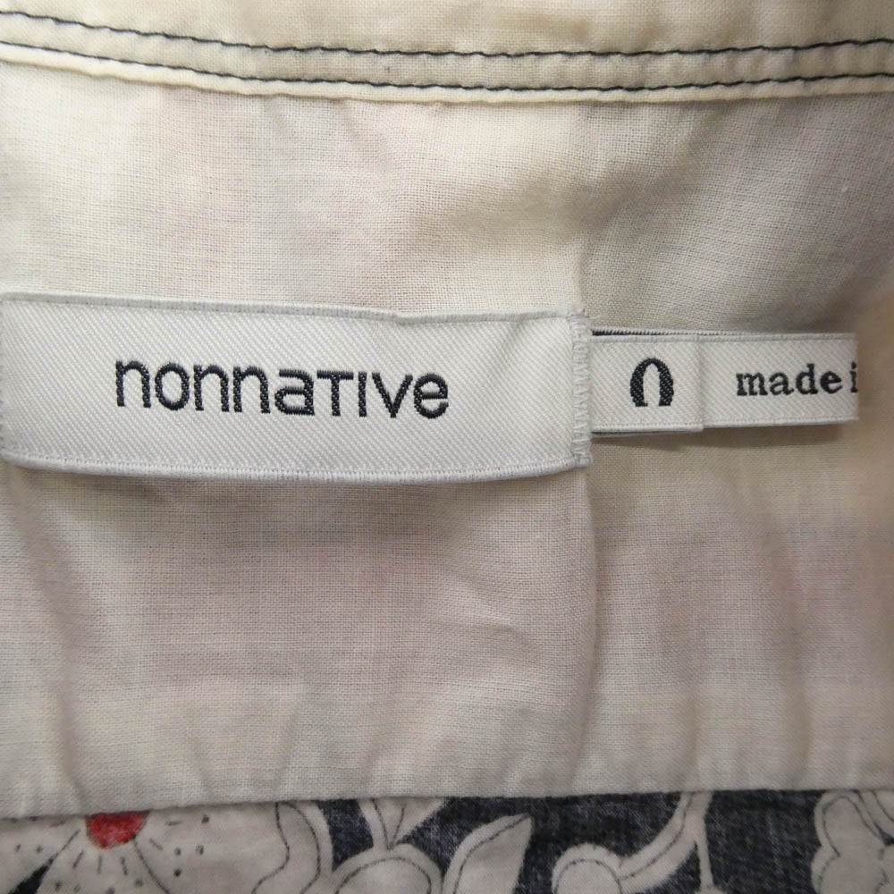 nonnative ノンネイティブ NN-S2303 DWELLER B.D. SHIRT CRAZY PATTERN 花柄 長袖 シャツ マルチカラー系【中古】