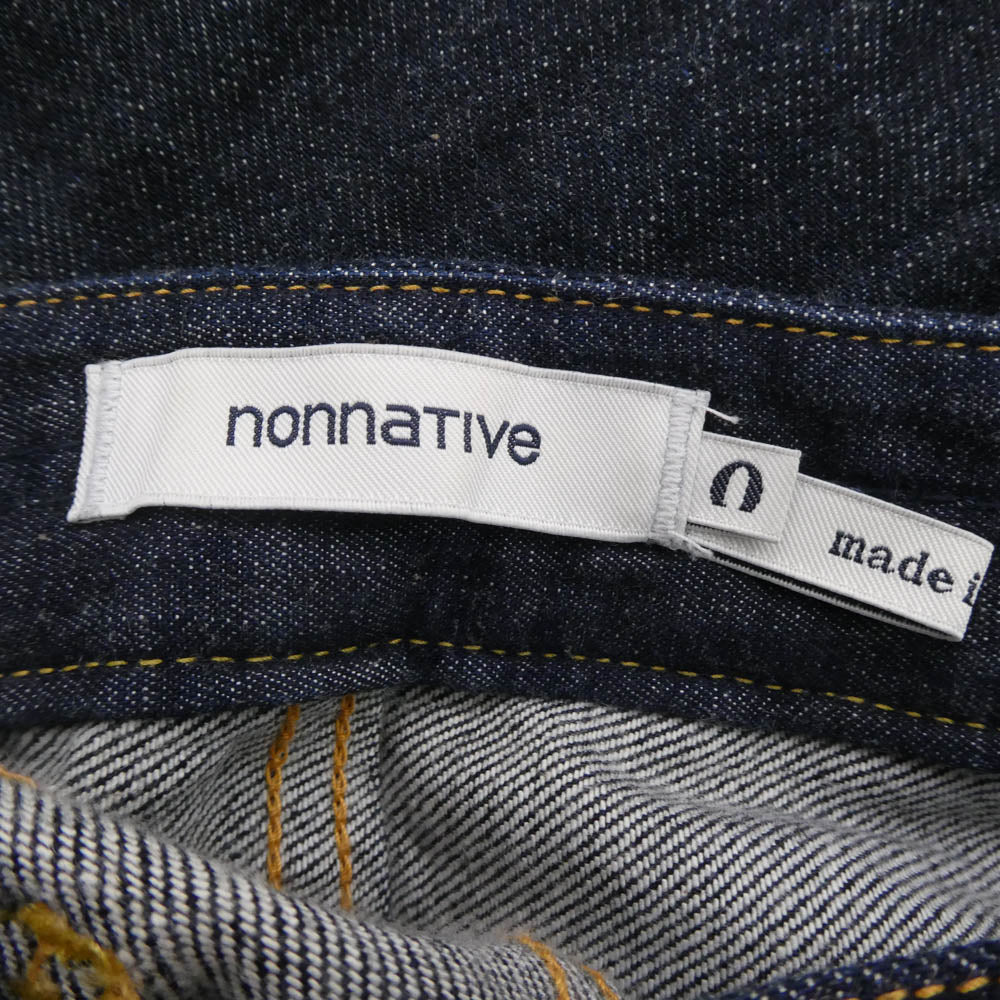 nonnative ノンネイティブ NN-P3113 DWELLER 4P JEANS TAPERED FIT C/P 13oz DENIM STRETCH OW デニムパンツ ダークネイビー系【中古】
