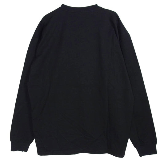 NEIGHBORHOOD ネイバーフッド 25AW EDK5SFK4 252727ON-CSM06S NH X AGNES B. . CREWNECK LS-2 アニエスベー Wネーム クルーネック 長袖 Tシャツ ロンT ブラック系 XL【新古品】【未使用】【中古】