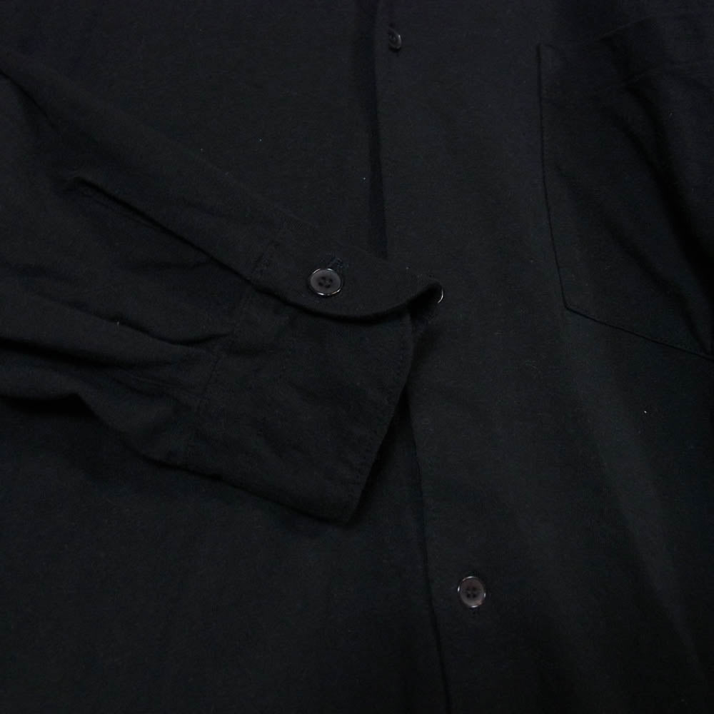 COMOLI コモリ 25SS B01-05040 ジャージ コモリシャツ 長袖 シャツ ブラック系 2【新古品】【未使用】【中古】