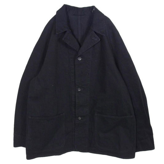 COMOLI コモリ 25AW C03-01002 BLACK DENIM WORK JACKET ブラック デニム ワークジャケット ブラック系 3【中古】