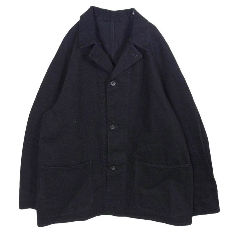 COMOLI コモリ 25AW C03-01002 BLACK DENIM WORK JACKET ブラック デニム ワークジャケット ブラック系 3【中古】