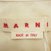 MARNI マルニ 25SS CUMU0348A0 GEOMETRIC JACQUARD SHIRT ジオメトリック ジャカード 長袖 シャツ ベージュ系 46【新古品】【未使用】【中古】