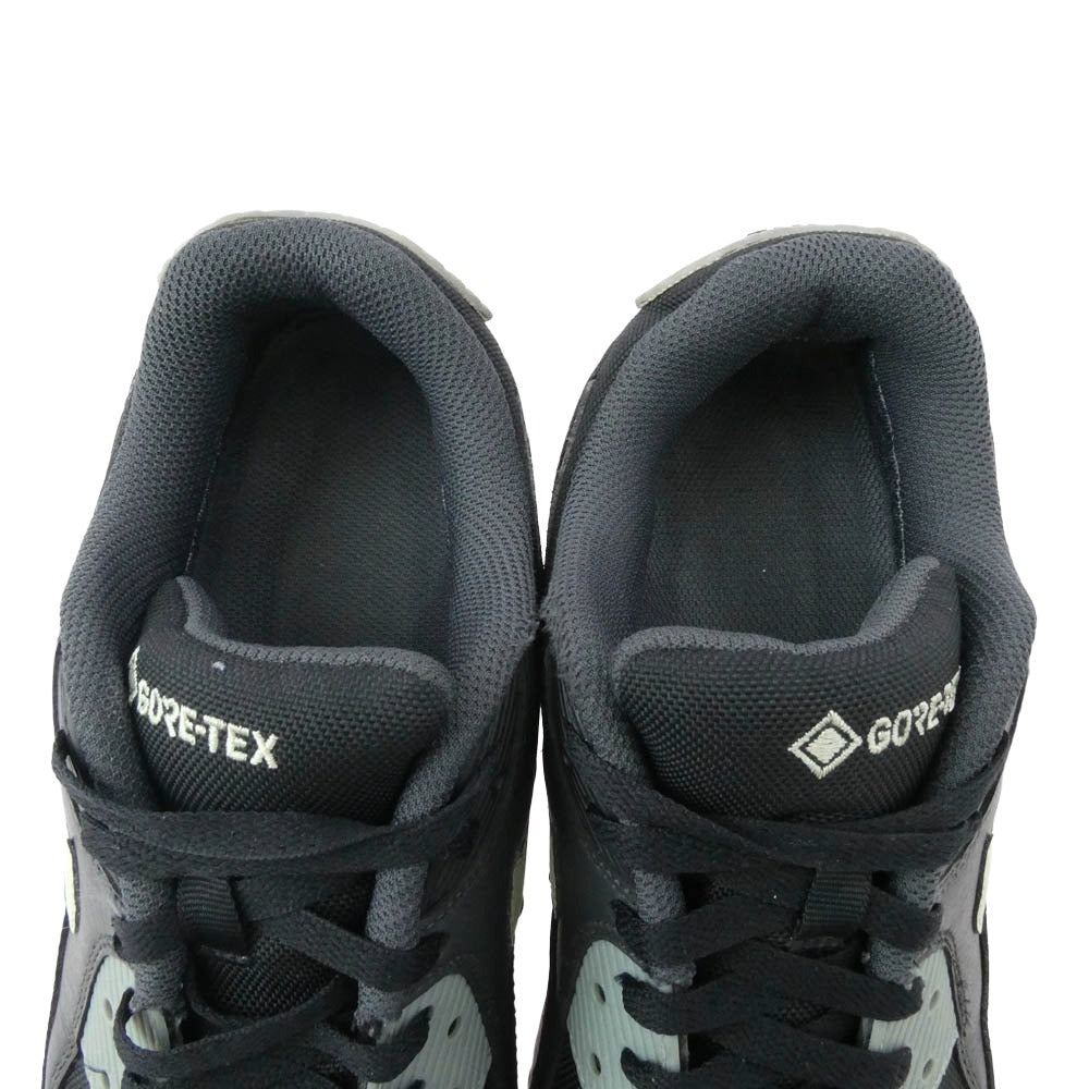 NIKE ナイキ FD5810-001 AIR MAX 90 GTX BLACK エアマックス ゴアテックス ローカット スニーカー ブラック系 27cm【中古】