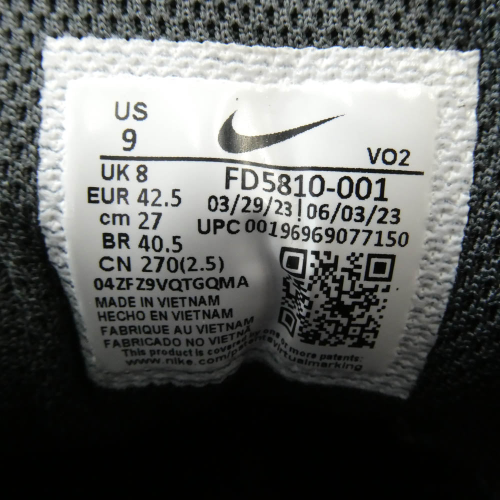 NIKE ナイキ FD5810-001 AIR MAX 90 GTX BLACK エアマックス ゴアテックス ローカット スニーカー ブラック系 27cm【中古】