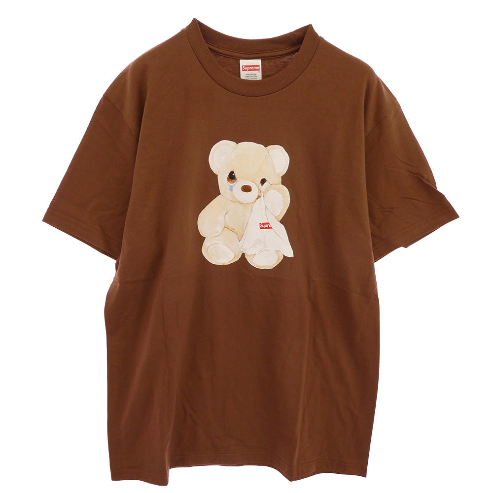 Supreme シュプリーム 25SS Bear Tee ベアー プリント 半袖 Tシャツ ブラウン系 M【美品】【中古】