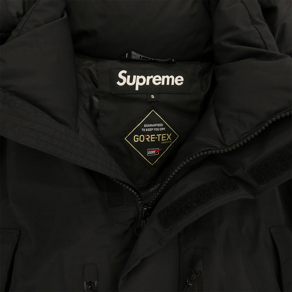 Supreme シュプリーム 22AW GORE TEX 700 Fill Down ゴアテックス 700フィル ダウンジャケット ブラック系 S【美品】【中古】