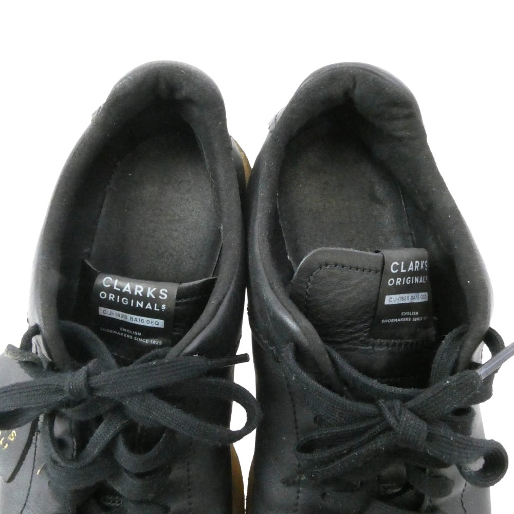 Clarks クラークス 51369226 1825 レザー ローカットスニーカー ブラック系 26.5cm【中古】