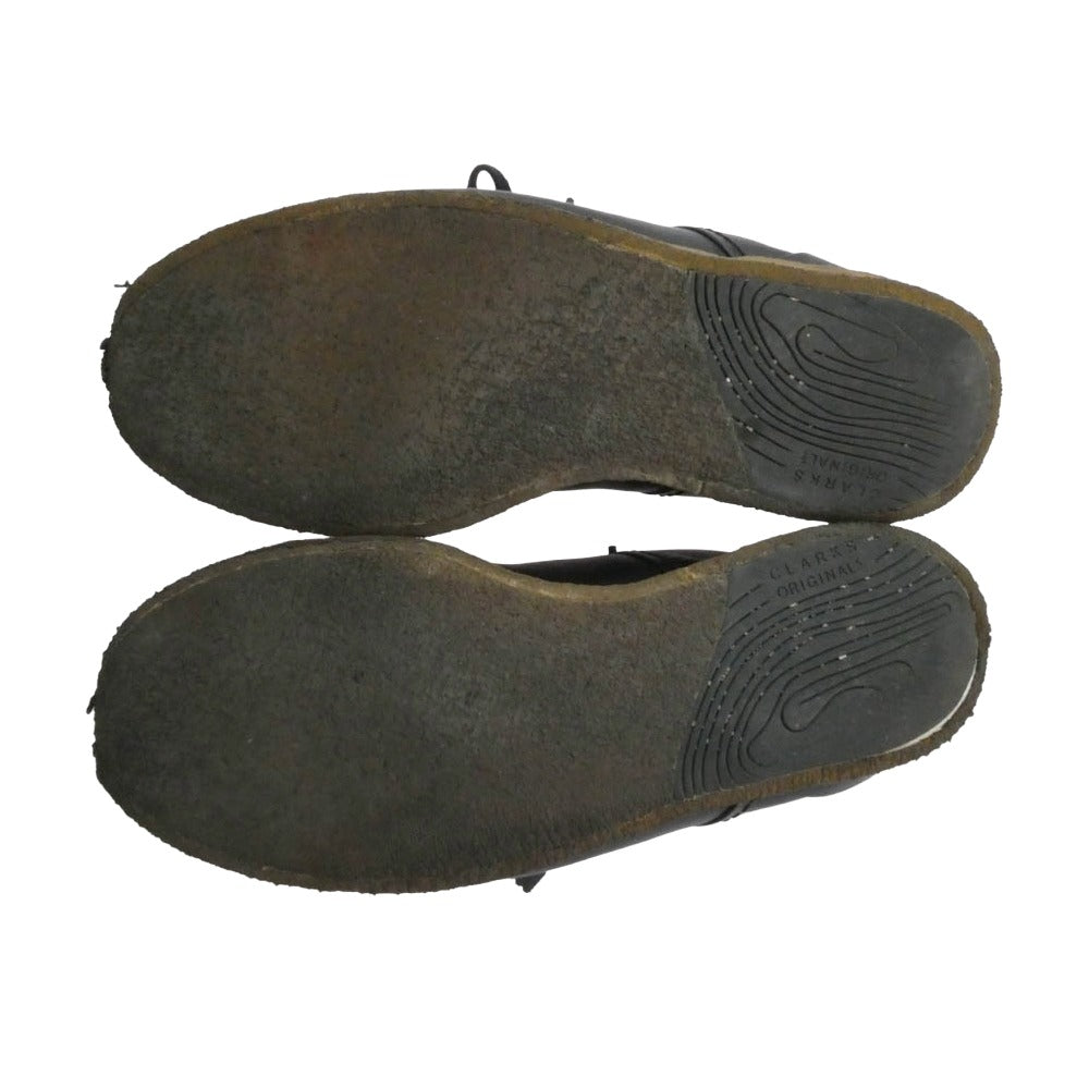 Clarks クラークス 51369226 1825 レザー ローカットスニーカー ブラック系 26.5cm【中古】
