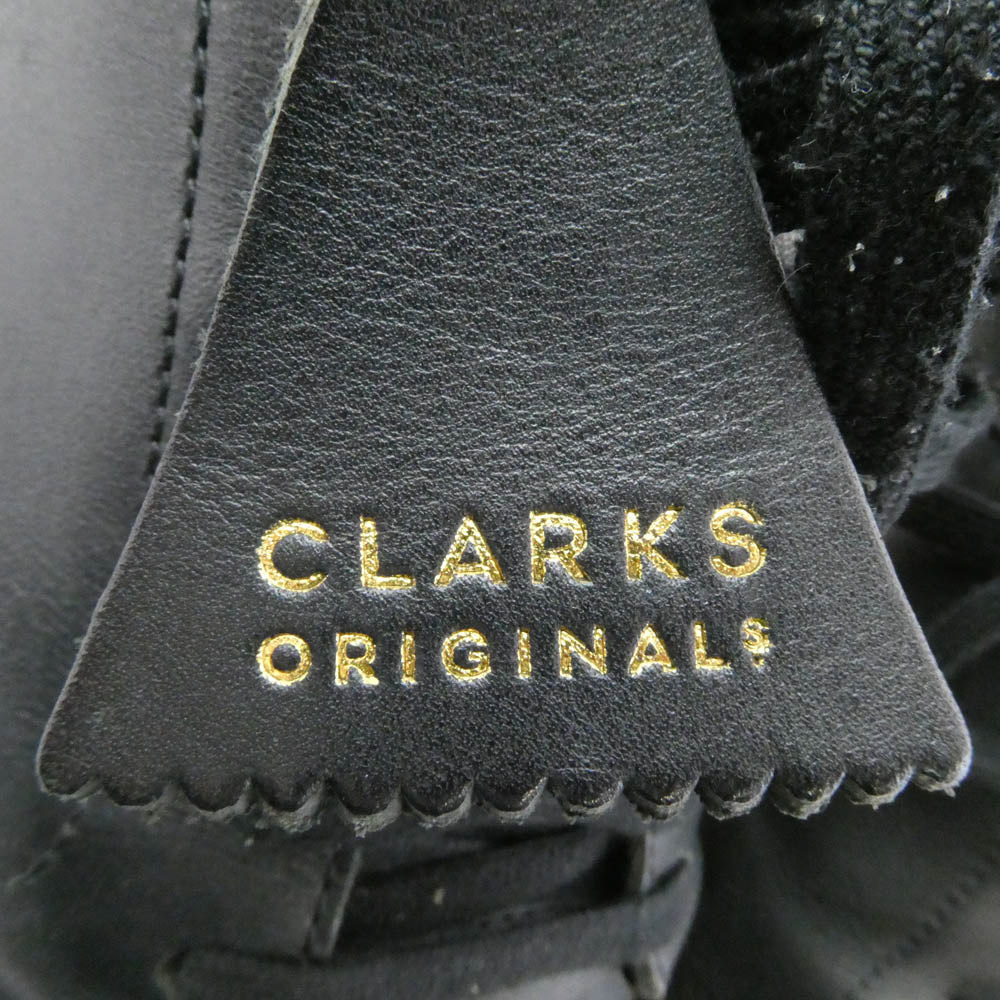 Clarks クラークス 51369226 1825 レザー ローカットスニーカー ブラック系 26.5cm【中古】