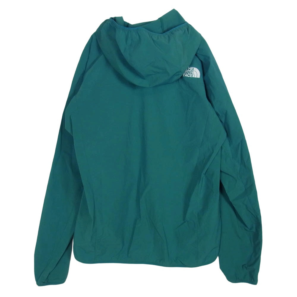 THE NORTH FACE ノースフェイス NP21703 MOUNTAIN SOFTSHELL HOODIE マウンテン ソフトシェル フーディー パーカー ジャケット グリーン系 L【中古】