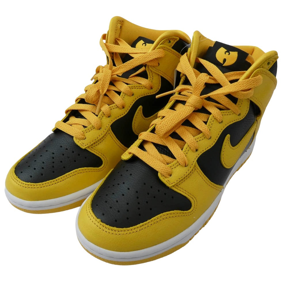 NIKE ナイキ HJ4320-001 WU-TANG CLAN DUNK HIGH RETRO PRM ウータンクラン ダンクハイ レトロ プレミアム スニーカー ブラック系 イエロー系 24cm【極上美品】【中古】