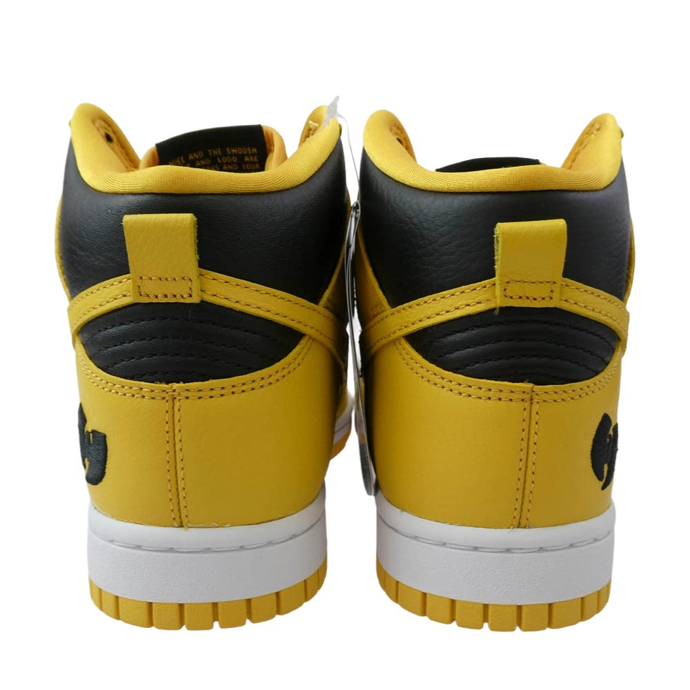 NIKE ナイキ HJ4320-001 WU-TANG CLAN DUNK HIGH RETRO PRM ウータンクラン ダンクハイ レトロ プレミアム スニーカー ブラック系 イエロー系 24cm【極上美品】【中古】