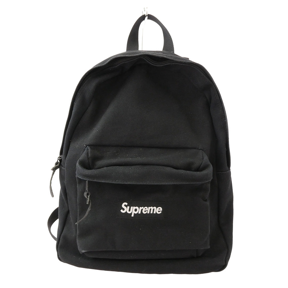Supreme シュプリーム 20AW Canvas Backpack キャンバス バックパック リュックサック ブラック系【中古】