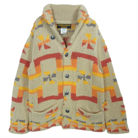 STANDARD CALIFORNIA スタンダードカリフォルニア KNITWEAR SD CARDIGAN BEIGE ショールカラー コットンニット カーディガン ベージュ系 S【中古】