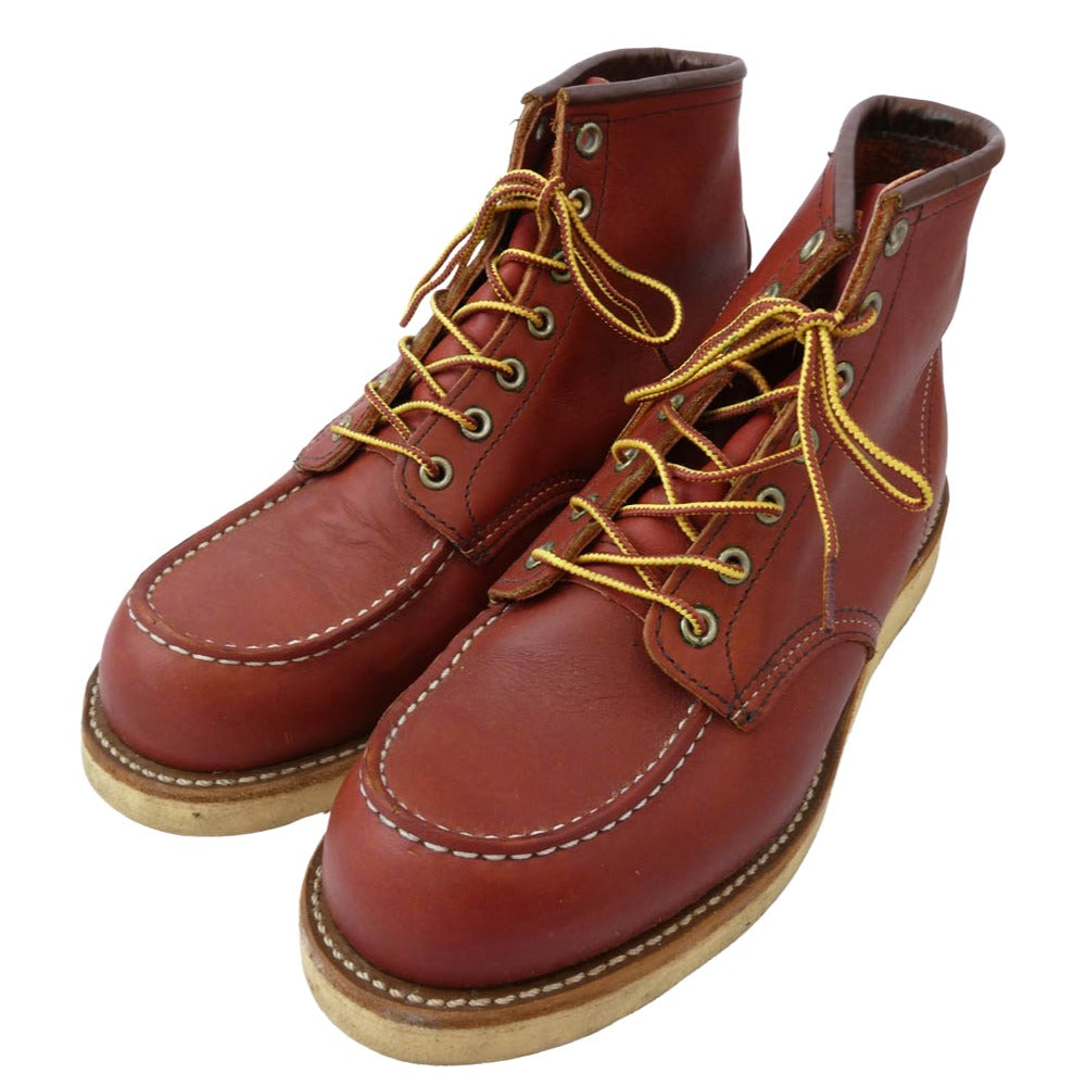 RED WING レッドウィング 8875 IRISH SETTER 6INCH MOC TOE BOOT アイリッシュ モックトゥー ブーツ エンジ系 26.5cm【中古】