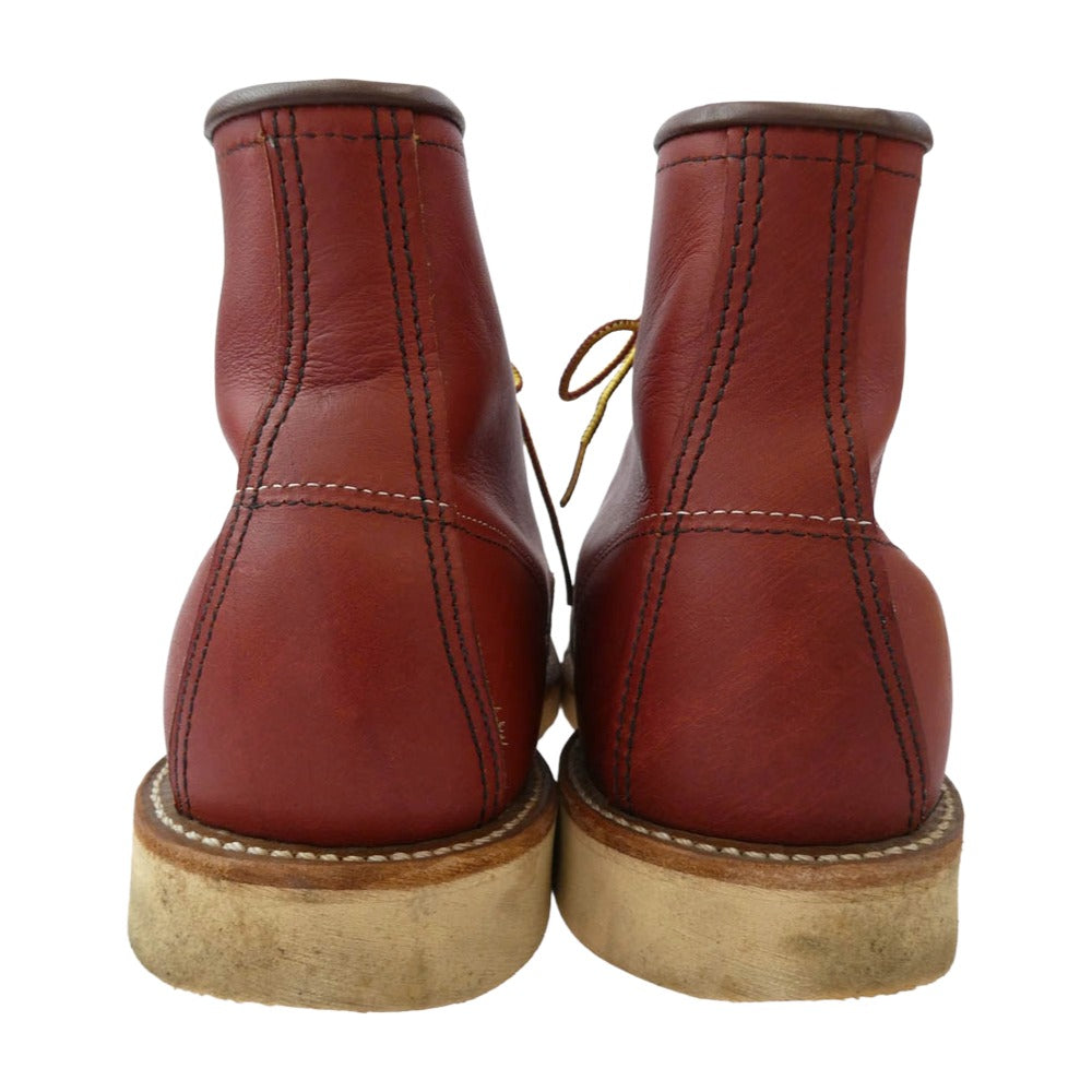 RED WING レッドウィング 8875 IRISH SETTER 6INCH MOC TOE BOOT アイリッシュ モックトゥー ブーツ エンジ系 26.5cm【中古】