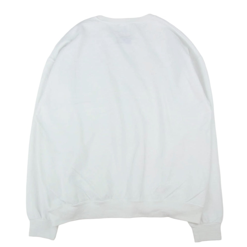 WACKO MARIA ワコマリア 22SS 凶気の桜 CREW NACK SWEAT SHIRT TYPE-1 クルー ネック スウェット ホワイト系 XL【中古】