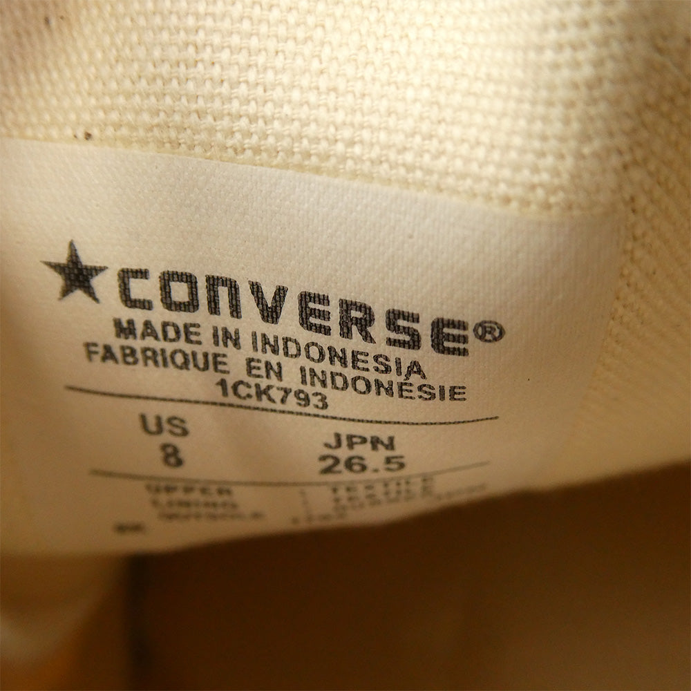 WACKO MARIA ワコマリア 17SS-WMA-CV01 × CONVERSE ALLSTAR LOW コンバース オールスター レオパード ローカット スニーカー ブラウン系 26.5cm【極上美品】【中古】