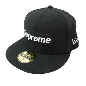 Supreme シュプリーム 21AW No Comp Box Logo New Era ノー コンプ ボックス ロゴ ニュー エラ キャップ ブラック系 59.6cm【中古】