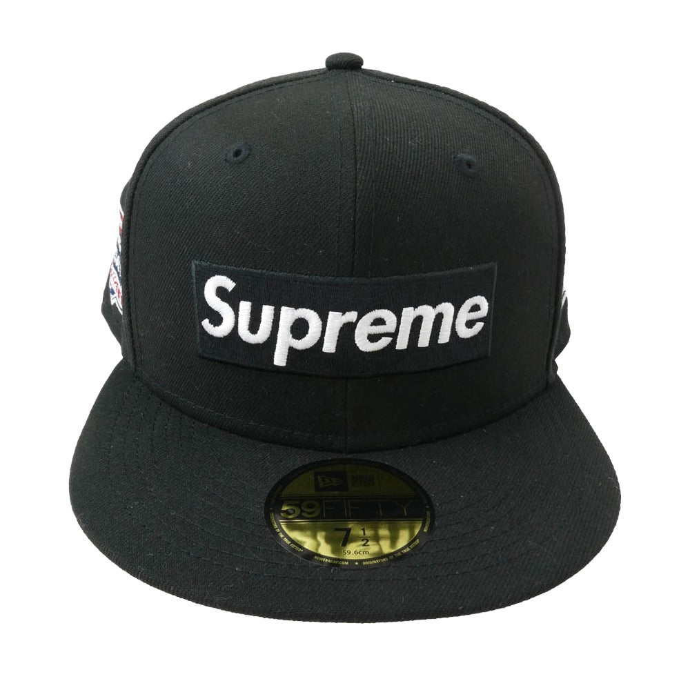 Supreme シュプリーム 21AW No Comp Box Logo New Era ノー コンプ ボックス ロゴ ニュー エラ キャップ ブラック系 59.6cm【中古】