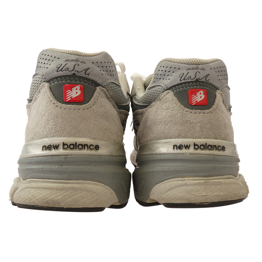 NEW BALANCE ニューバランス M990GY3 990 USA製 ローカット スニーカー グレー系 27cm【中古】