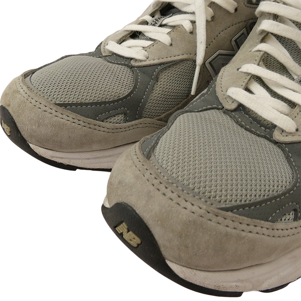 NEW BALANCE ニューバランス M990GY3 990 USA製 ローカット スニーカー グレー系 27cm【中古】