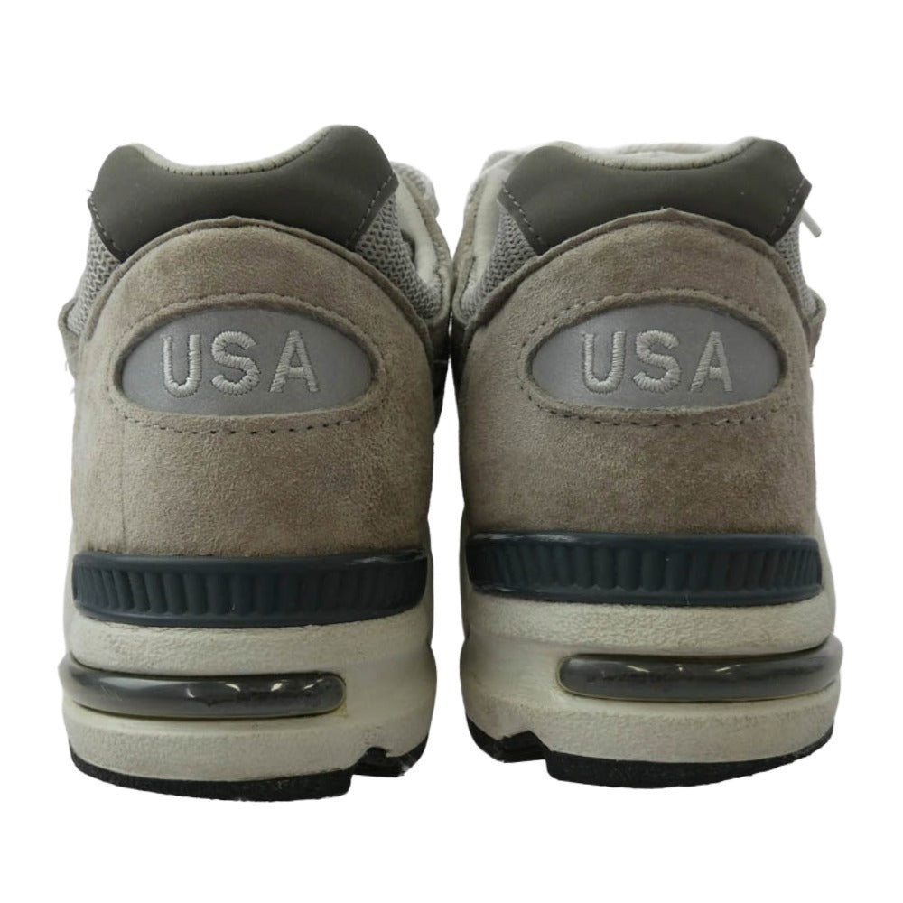 NEW BALANCE ニューバランス M990GY2 990V2 USA製 ローカット スニーカー チャコール系 グレー系 26.5cm【中古】