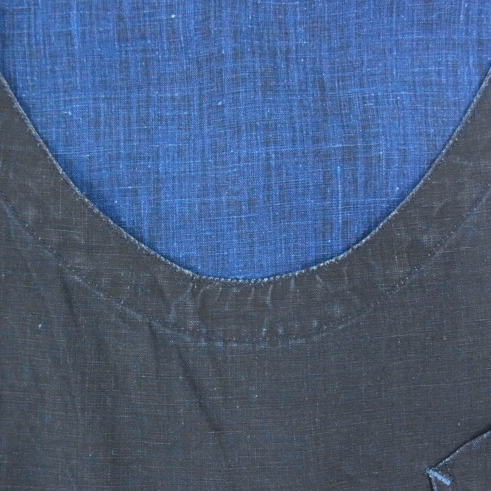PORTER CLASSIC ポータークラシック FARMER’S LINEN VEST ファーマーズリネンベスト インディゴ ベスト インディゴブルー系 3【中古】