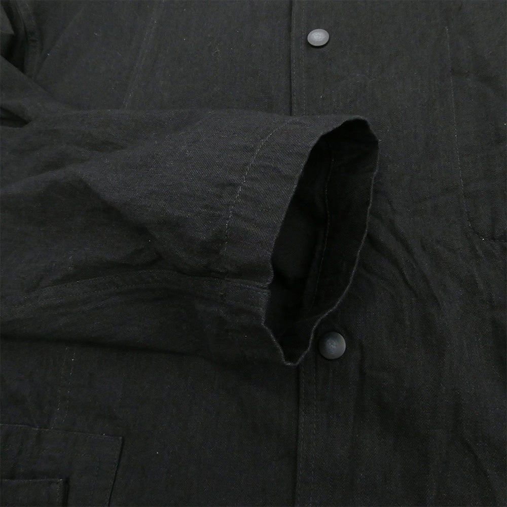 PORTER CLASSIC ポータークラシック CLASSIC DENIM MIL SHIRT JACKETクラシック デニム ミルシャツ ジャケット ブラック系 3【中古】
