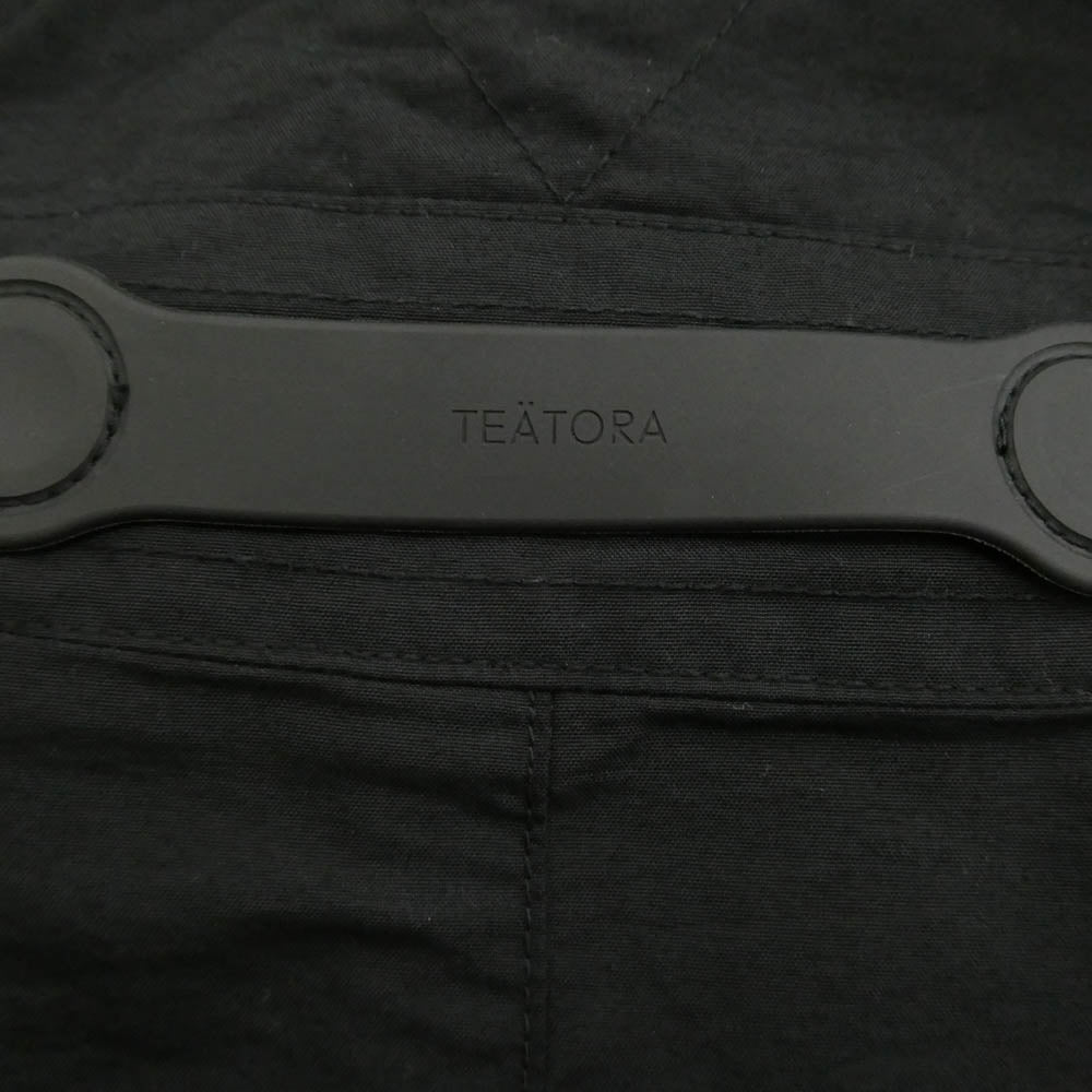 TEATORA テアトラ tt-102-P DEVICE COAT packable デバイス コート パッカブル ナイロン コート ブラック系 48【中古】