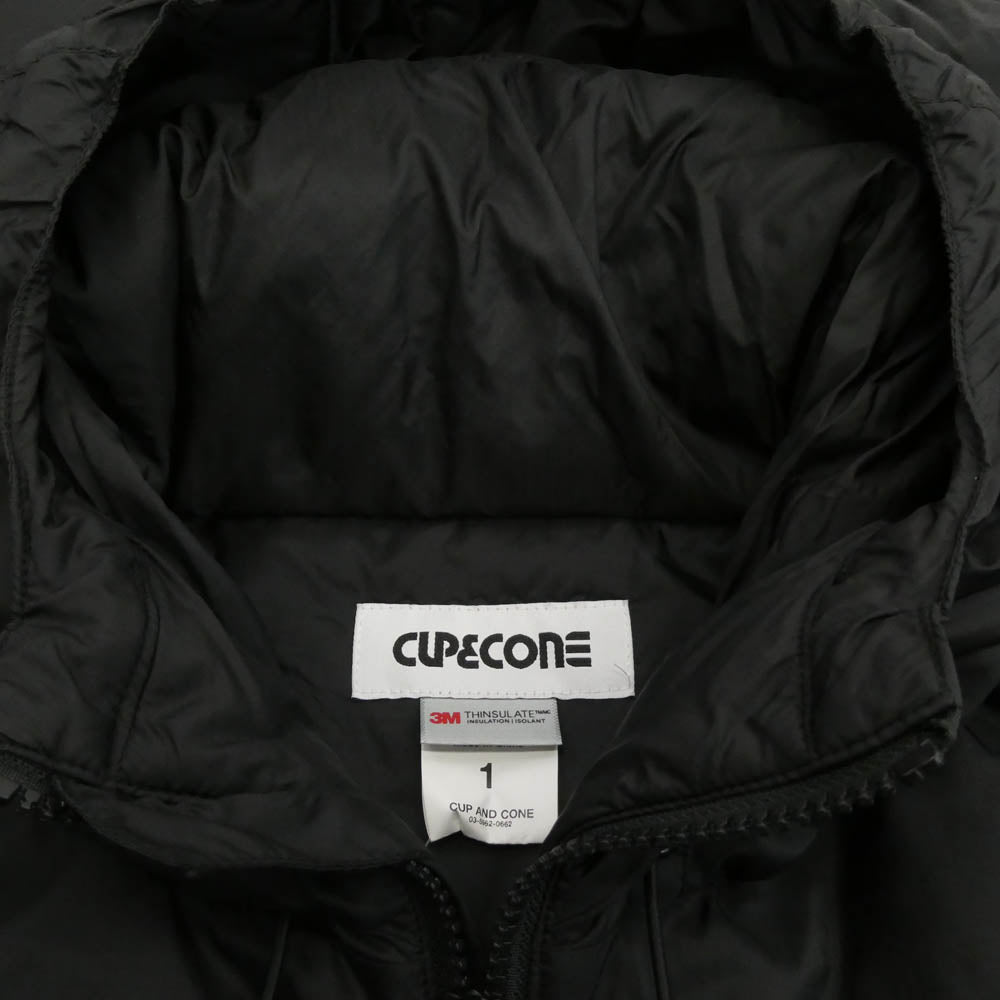 カップアンドコーン Puff Jacket 中綿 ジャケット ブラック系 1【中古】