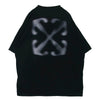 OFF-WHITE オフホワイト OMAA161F24JER002 Arrow Printed Crewneck T-Shirt アロープリント ロゴ 半袖 Tシャツ ブラック系 XL【中古】