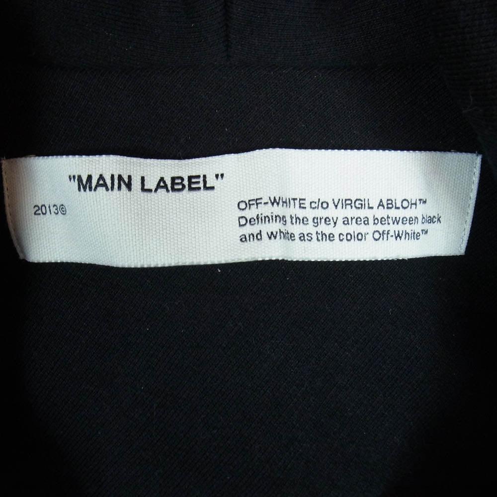 OFF-WHITE オフホワイト 20SS OMGA100R20G53001 フーディー パーカー レイヤード フランネル チェック シャツ レッド系 S【中古】