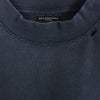 BALENCIAGA バレンシアガ 25SS 787349 TRVS8 3B Liquefied T-Shirt Oversized リキファイド ロゴ オーバーサイズ ダメージ加工 プリント 半袖 Tシャツ チャコール系 2【中古】