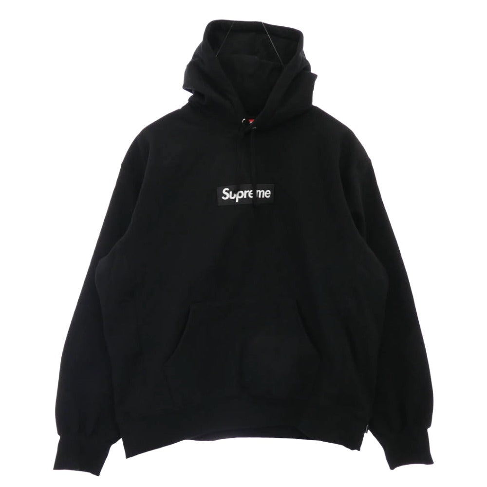 Supreme シュプリーム 24AW Box Logo Hooded Sweatshirt ボックスロゴ フーデッド スウェットシャツ プルオーバー パーカー ブラック系 XL【極上美品】【中古】