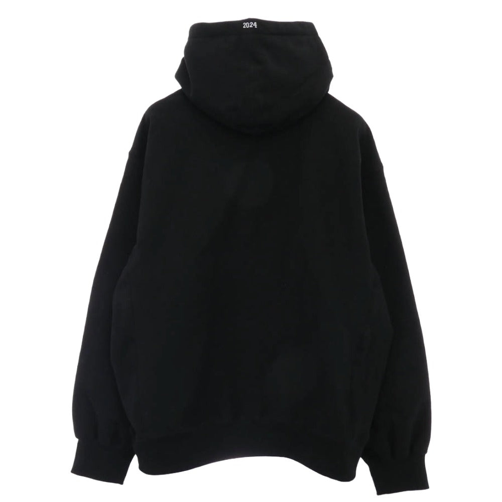 Supreme シュプリーム 24AW Box Logo Hooded Sweatshirt ボックスロゴ フーデッド スウェットシャツ プルオーバー パーカー ブラック系 XL【極上美品】【中古】