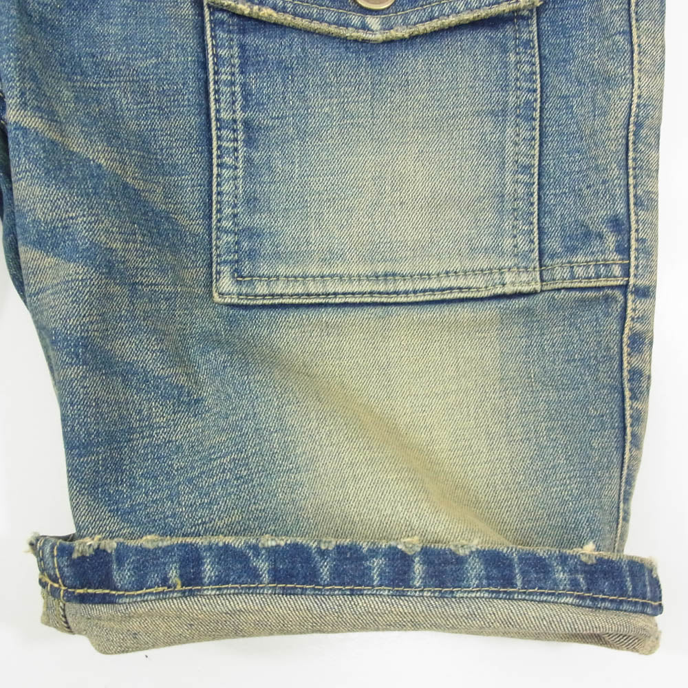 ISAMUKATAYAMA BACKLASH イサムカタヤマバックラッシュ 1483-19 デニム ショート パンツ ショーツ インディゴブルー系 S【中古】