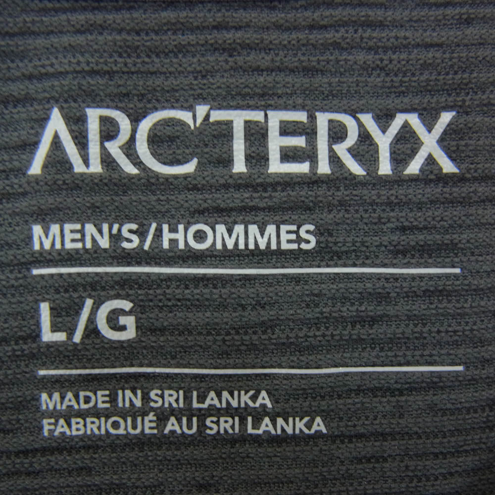 ARC'TERYX アークテリクス X000007664 Cormac Crew SS コーマック クルー ショートスリーブ 半袖Tシャツ グレー系 L/G【極上美品】【中古】