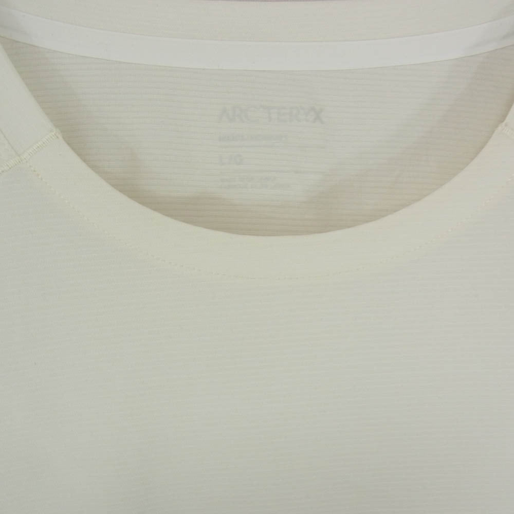 ARC'TERYX アークテリクス X000009718 Cormac Crew SS コーマック クルー 半袖 Tシャツ オフホワイト系 L【極上美品】【中古】