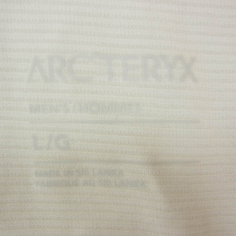 ARC'TERYX アークテリクス X000009718 Cormac Crew SS コーマック クルー 半袖 Tシャツ オフホワイト系 L【極上美品】【中古】