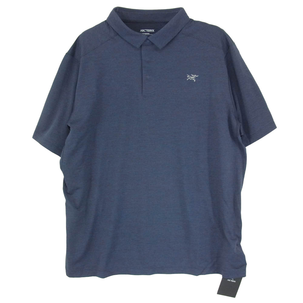 ARC'TERYX アークテリクス X000009705 CORMAC POLO コーマック ポロ ショートスリーブ シャツ ネイビー系 L【極上美品】【中古】