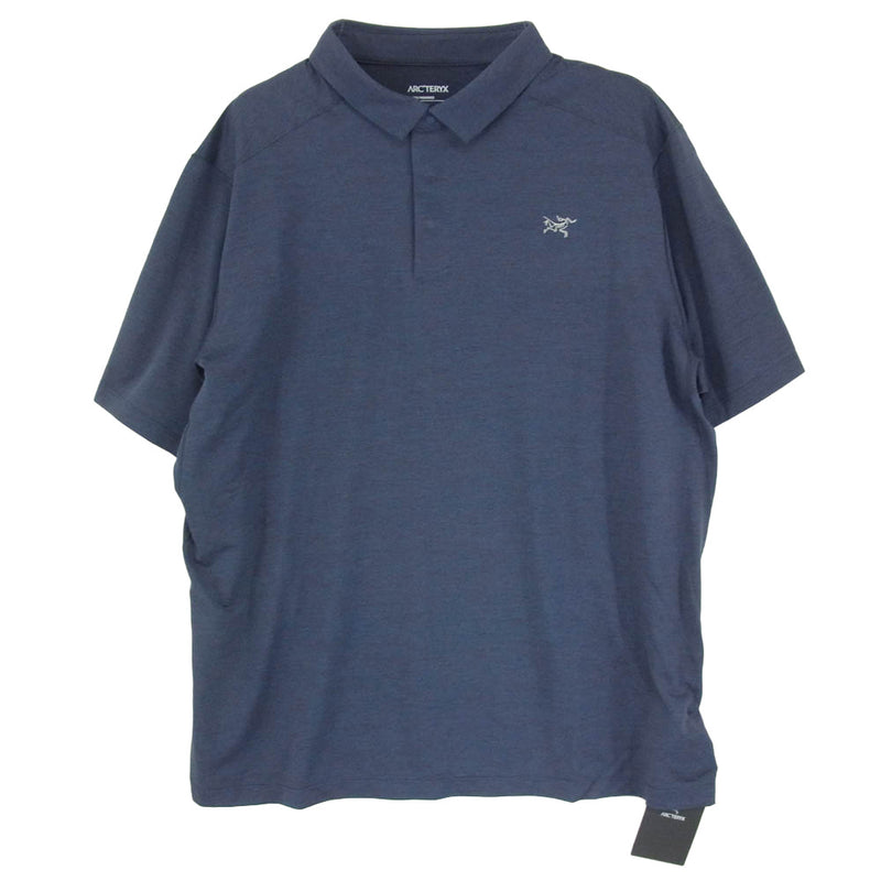 ARC'TERYX アークテリクス X000009705 CORMAC POLO コーマック ポロ ショートスリーブ シャツ ネイビー系 L【極上美品】【中古】