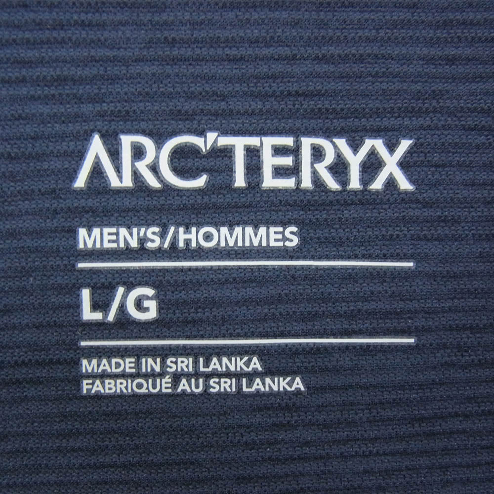 ARC'TERYX アークテリクス X000009705 CORMAC POLO コーマック ポロ ショートスリーブ シャツ ネイビー系 L【極上美品】【中古】