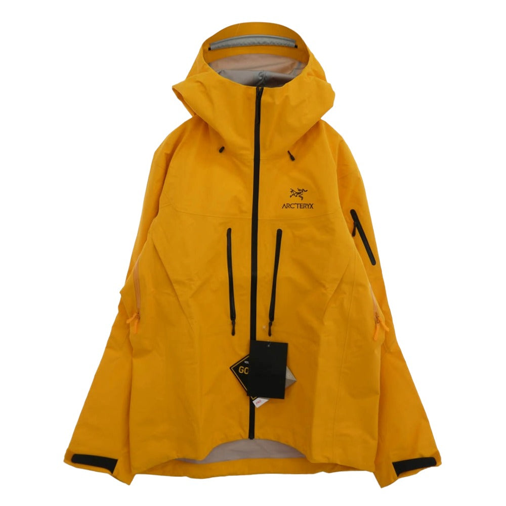 ARC'TERYX アークテリクス X000007555 Alpha SV GORE-TEX Edziza ゴアテックス シェル ジャケット イエロー系 L【中古】