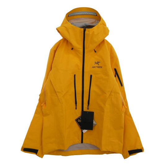 ARC'TERYX アークテリクス X000007555 Alpha SV GORE-TEX Edziza ゴアテックス シェル ジャケット イエロー系 L【中古】
